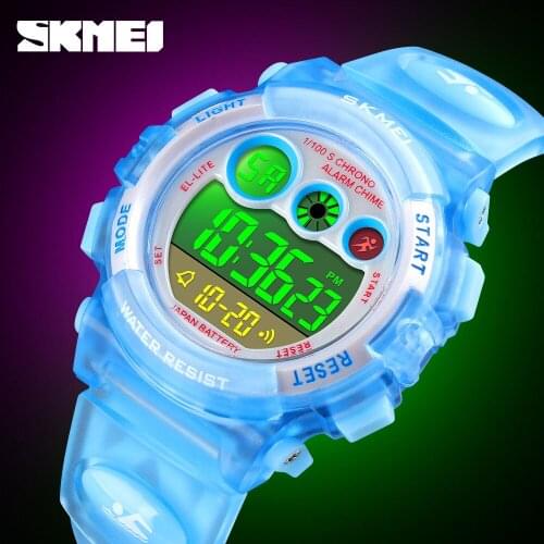 New SKMEI Fashion LED Digit Watches Children Watches Sports Boy Girl Watch Alarm Waterproof Date Electronic Digital Wristwatch