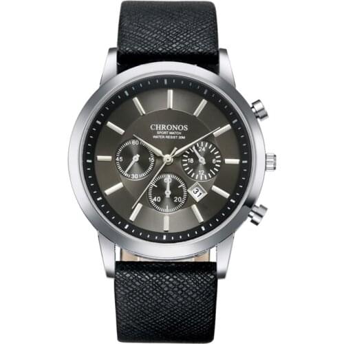 Brand Fashion Watch Men Waterproof Sports Military Watches 1545 Mens Luxury Wristwatch Analog Quartz Dual Display Watch