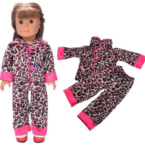 For 18 inch girl doll clothes set also fit for 18" born baby doll outwear children girl play doll clothes