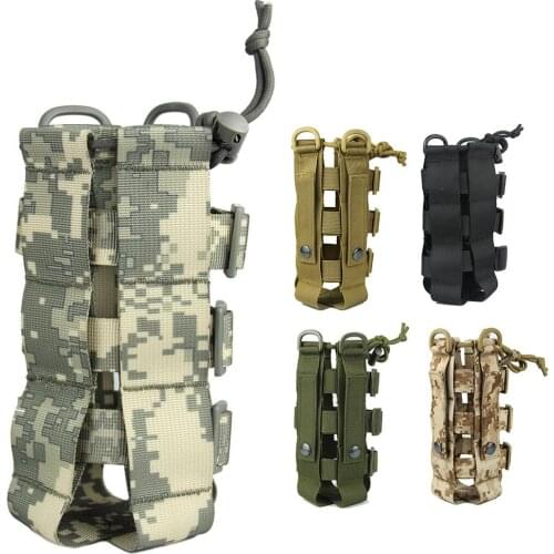 For Molle Outdoor Water Bottle Bag Multifunctional Hiking Water Cup Cover Army Fans Climbing Camping Hiking tactical training
