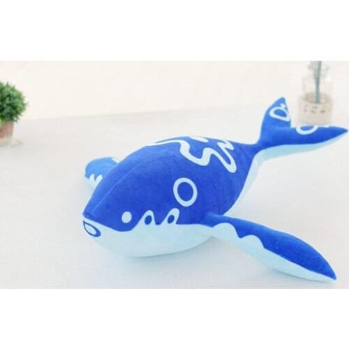 Stuffed toy about 60cm blue whale plush toy soft doll birthday gift w1855