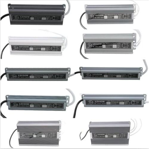 New Factory direct sale DC12V aluminum profile waterproof LED lamp strip special driving switch power supply with module