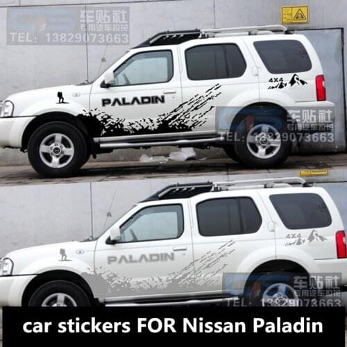 New car stickers FOR Nissan Paladin Body exterior decoration modified stickers Paladin sports off-road door stickers