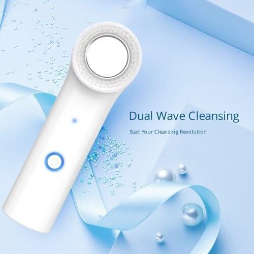 New Portable Facial Ultrasonic High-Frequency Vibration Acne Wrinkle Blackheads Removal Cleanser Device