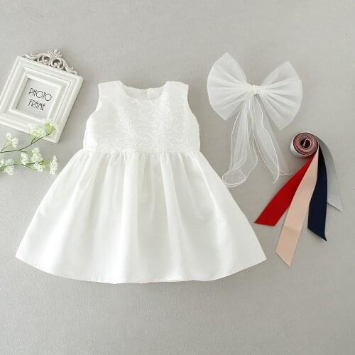 1 Year Birthday Dress Sleeveless Newborn Baby Girl Dress Casual Kids Dresses For Wedding Party Princess Vestidos