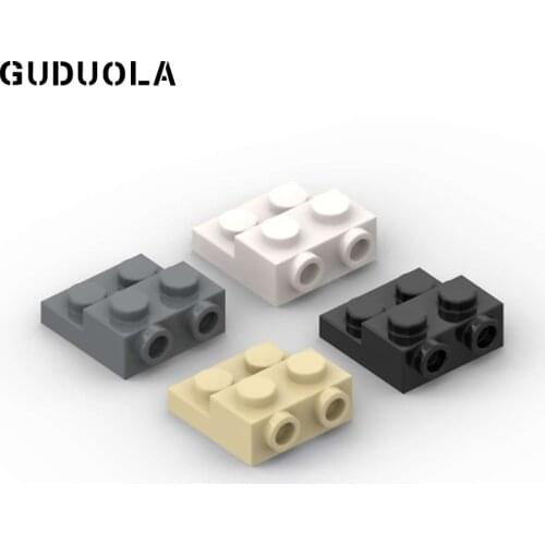 Guduola Special Plate 2x2 x 2/3 with 2 Studs on Side (99206) Technic Plate Brick Small Particle BuildMOC Assembly Part 45pcs/lot