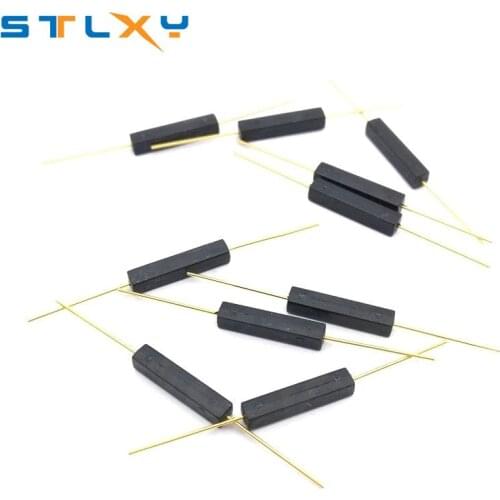 5PCS Plastic Type Reed Switch 2 * 14 Normally Open Magnetic Control Switch GPS-14A Anti-Vibration/Damage Contact For Sensor NO