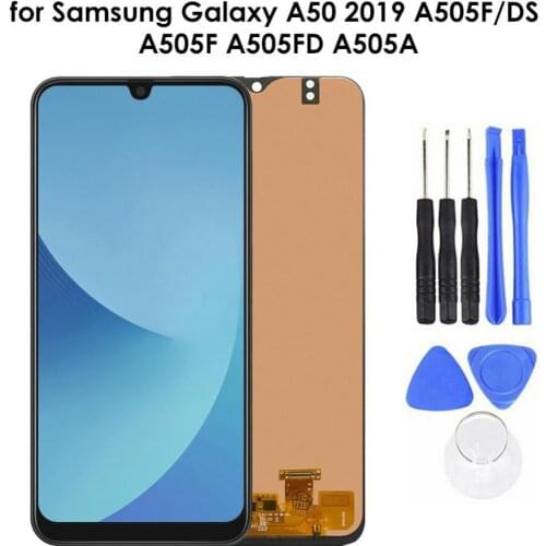 LCD Display Touch Screen Digitizer for Samsung Galaxy A50 2019 A505F/DS A505F screen replacement accessories for mobile phones