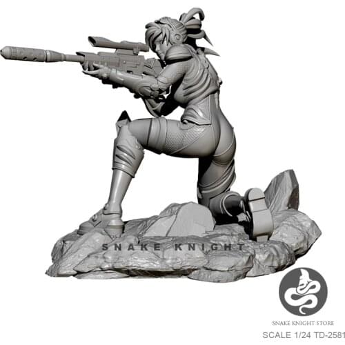 1/24 Resin model kits DIY figure self-assembled TD-2581