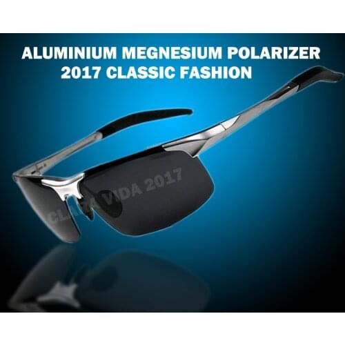 2019 New Arrival Sale Sunglasses Men Polarized Aluminium Magnesium Battle Field Style Polarized Uv400 Uv100% Mens Sunglasses