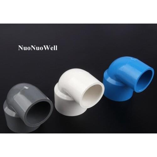 50pcs/lot 32 25mm To 25 20mm PVC Reducing Elbow Joints Aquarium Fish Tank Agricultural Irrigation Garden Water Pipe Connectors