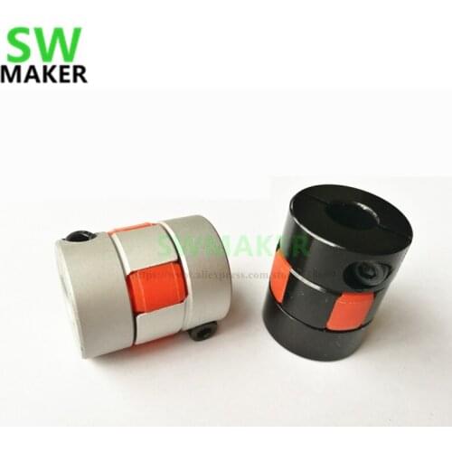 5x5/5x6//5x8/6x6/6x8/8x8mm Jaw Shaft Coupler for 3D printer /Engraving/CNC machine Flexible Coupling Router Connector