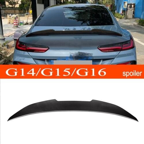 G14 G15 G16 F91 M8 Dry Carbon Fiber PSM-style Car Rear Wing Spoiler for BMW 8 Series G14 G15 G16 F91 M8 2020 2021 2022