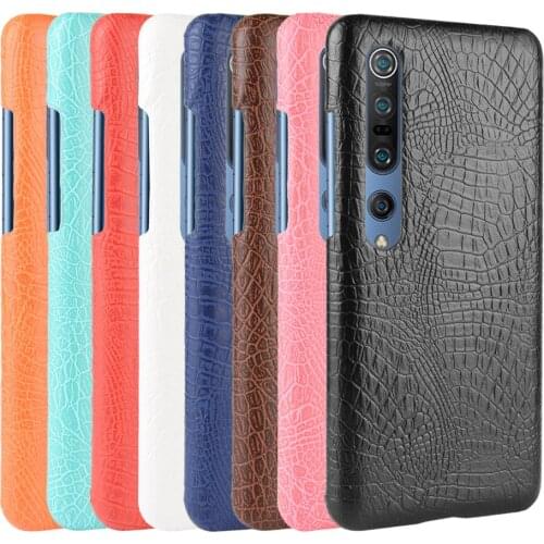 Mi 10 Pro PU Leather Back Cover Phone Bumper Fitted Case For Xiaomi Mi Note 10 Pro Case