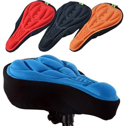 Bicycle Seat Cover Silicone Breathable Mountain Bike Road Bike Soft Riding Cushion Sponge Polymer Bicycle Seat Cushion