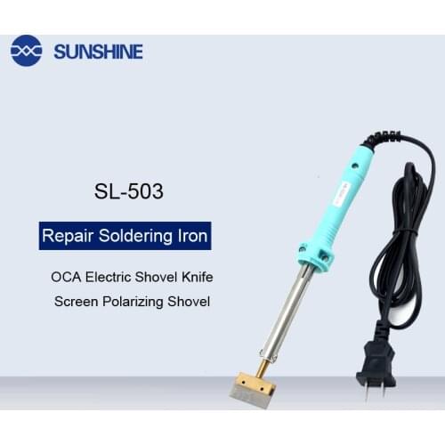 SL-503 30W Repair Soldering Iron OCA Electric Shovel Knife Phone LCD Screen Polarizing Shovel Remove Glue Clean Shovel Tools