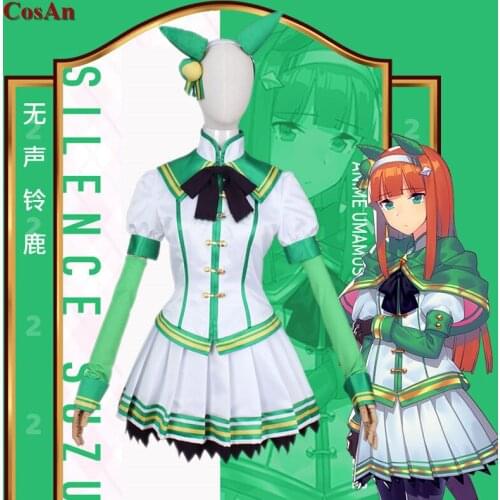 Hot Umamusume:Pretty Derby Season 2 Silence Suzuka Cosplay Costume Lovely Uniforms Full Set Activity Party Role Play Clothing