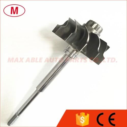 HX35 Turbo wheel/ Turbine shaft&wheel/Turbo shaft 60mmX70mm 12 blades for Turbocharger journal bearing