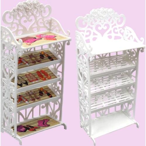 Doll Shoes 5 layers Rack House Furniture Accessory for Blyth dolls barbies Licca 1/6 dolls accessories doll house furniture