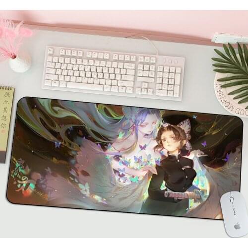 MRGLZY Demon Slayer Best Seller Mouse Pads Gamer Accessories Mousepad Anime Mousepad Kochou Shinobu Mousepad Mouse Pad Large