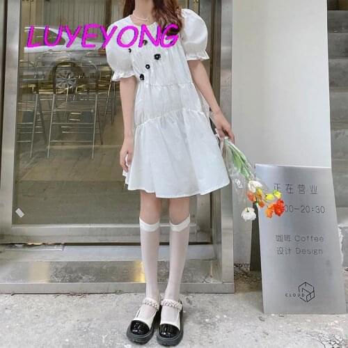 LUYEYONG White Summer Dresses
