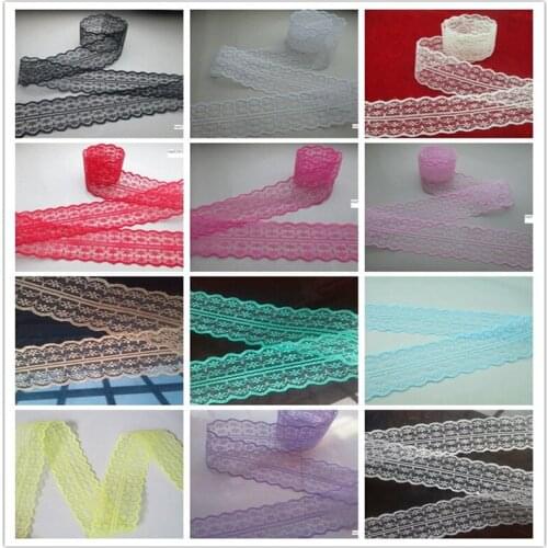 New! wholesale 10 yards beautiful lace ribbon, 4 cm wide, DIY jewelry, clothing, wedding, floral accessories