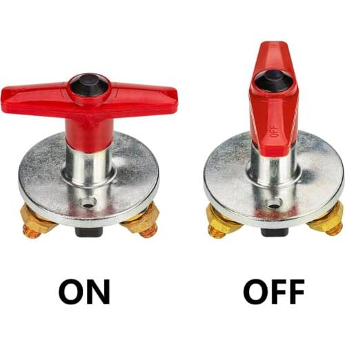 300A Car Battery Switch Isolator Power Cut Off Kill Switch 12-24V for Truck Cars RV Camper 500A Max Battery Disconnect Switch