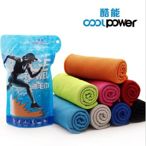1Pc Outdoor Fitness Climbing Yoga Exercise Rapid Cooling Sports Towel Microfiber Fabric Quick-Dry Physical cooling Ice Towels