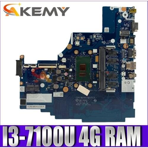 Applicable to Lenovo 310-14IKB notebook motherboard I3-7100U DDR(4G)number NM-A982 FRU 5B20M29328 5B20M29374