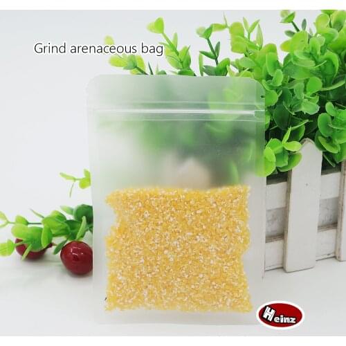 Frosted Surface Clear Plastic bag/ Resealable Food Storage Packaging For Biscuits Snack Packaging. Spot 100/ package