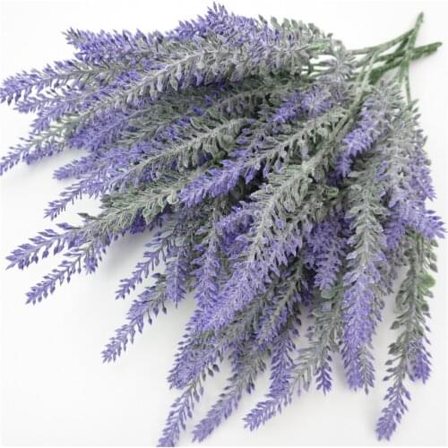 Wedding Decor 25 Heads Artificial Lavender Flowers Bouquet Home Wedding Table Party Decor Art Home Decor