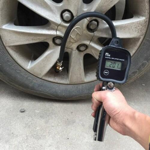 Digital display with light High-precision digital electronic tire pressure gauge Tire pressure gauge Car tire inflation meter