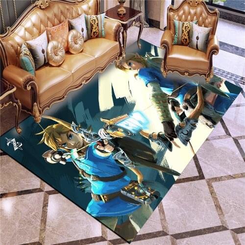 The Legends of Zelda Anti Slip Welcome Entrance Doormats Floor Mats for Living Room Bedroom Carpet