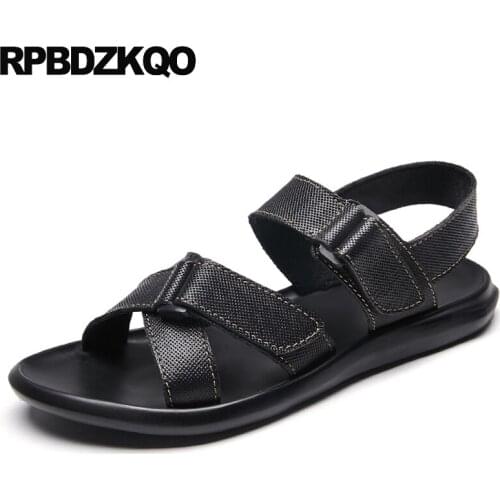 Beach Open Toe Slip On Black Casual Slides White Size 47 Shoes 46 Slippers Roman Famous Brand Flat Men Gladiator Sandals Summer