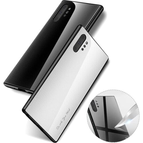 Tempered Glass Shockproof Phone Case Cover for Samsung Galaxy S20 S10 Plus A30