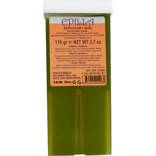 Olive Oil Cartridge Wax 5 Pieces Roll On Wax Cartridge For Hair Removal Hot Depilatory Warmer Heater Waxing l For women And for Men