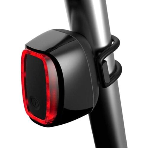 Rear Light Tail Lamp USB Rechargeable Cycling Safety Warning LED Taillight Waterproof 6 Modes Rechargeable Safety Night Riding