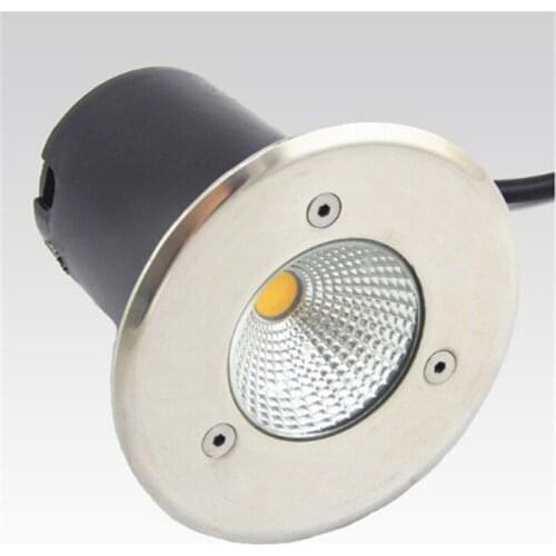 10pcs DHL/FedEx Free Shipping 10W Epistar Chips COB LED Underground Light IP68 Buried Recessed Floor Outdoor Lamp AC85-265V