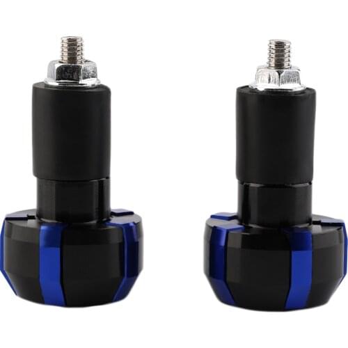2pcs Universal Motorcycle Handlebar Ends Grip Weights Anti Vibration Plug Cap Hand Grips Bar End Plug Parts