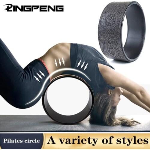 3D Point Massage Yoga Roller Pilates Wheel Back Exercise Tool Weight Loss Magic Waist Fitness Accessories