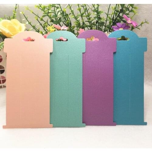 50 pcs/lot 16x8cm Jewelry Paper Cards Fashion Headwear Card Nice Jewelry Hair Clips Brooch Display Packaging Cards