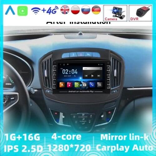 Android 8.1 IPS Support External CarPlay Car Radio Multimedia Video Player Auto Stereo GPS For Opel Insignia 2013-2017 2 Din Dvd