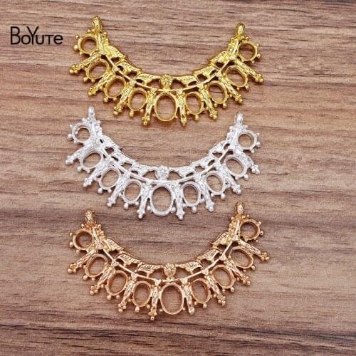 BoYuTe (20 Pieces/Lot) 58MM Metal Zinc Alloy Blanks DIY Jewelry Accessories Hand Made Materials