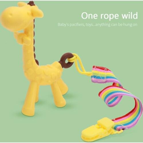 Baby Pacifier Clip Holder Rope Nipples Pacifier Chain Dummy Clip Nipple Children Teether Anti-drop Rope Nimbler Pacifier Holder