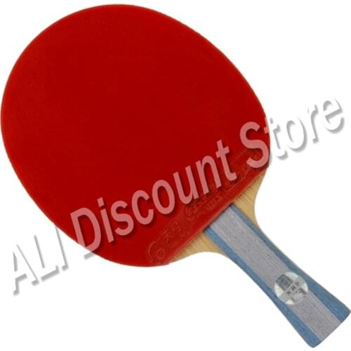 DHS Double Happiness MA LONG DING NING 6 star professional table tennis racket double reverse Ping Pong Racket fast loop