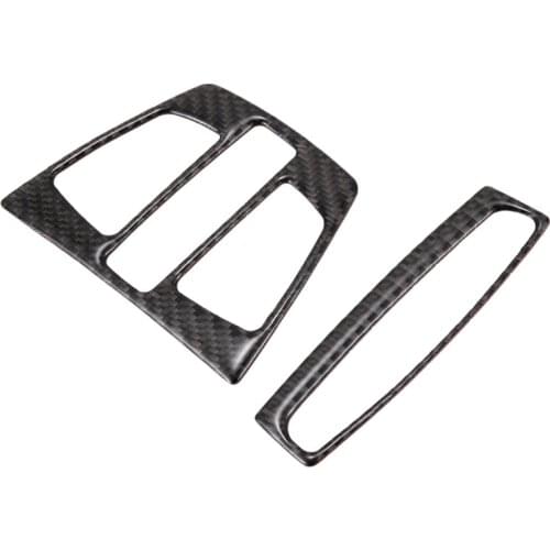 For F20 F30 F34 F32 X5 F15 X6 F16 X1 F48 Carbon Fiber Interior Trim Car Reading Light Frame Stickers