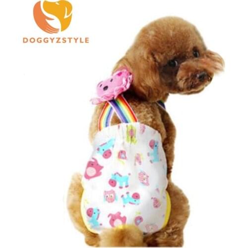 Pets Physiology Pants Cute Bear Pattern Dog Sanitary Pants Diaper Underwear Puppy Cat Pets Supplies For Small Medium Dogs