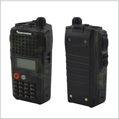 Camouflage 10Watt High Output Power Quansheng walkie talkie TG-K10AT VHF 136-174MHz Two-way Radio with 4000mAh Battery Pack