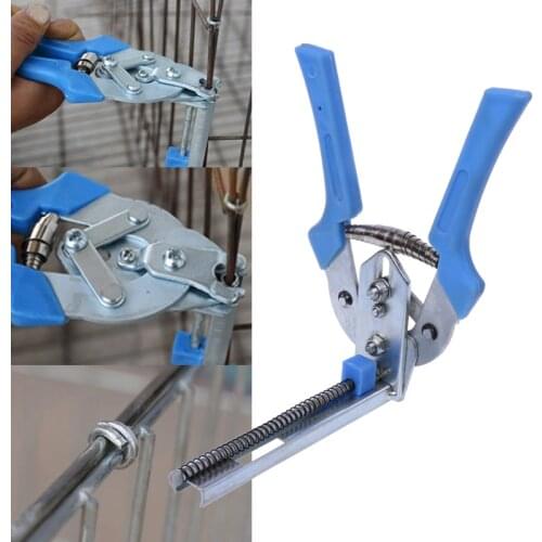 68UE Pet Cages Pliers Chicken Quail Birdcage Installation Cat Dog Animal Clamp Tools