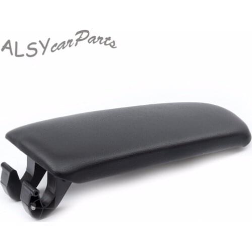 YIMIAOMO OEM 8E0 864 245 B Black PU Leather Center Console Armrest Cover Lid For 2002-2005 Audi A4 S4 B6 B7 290mm 8E0864245B